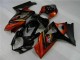 2007-2008 Black Orange Suzuki GSXR 1000 Motorcycle Fairings UK