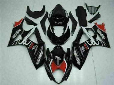 Buy 2007-2008 Glossy Black Red White Suzuki GSXR 1000 Motorcycle Fairings UK