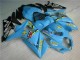 2007-2008 Blue Gold Black Rizla Suzuki GSXR 1000 Motorcycle Fairing Kits UK