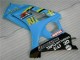 2007-2008 Blue Gold Black Rizla Suzuki GSXR 1000 Motorcycle Fairing Kits UK