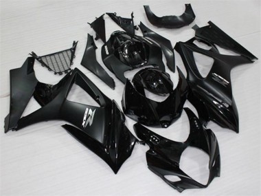 Buy 2007-2008 Glossy Black Matte Black White Suzuki GSXR 1000 Motorcycle Fairings UK