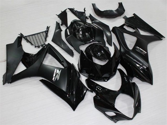 2007-2008 Glossy Black Matte Black White Suzuki GSXR 1000 Motorcycle Fairings UK