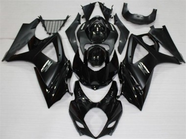 Buy 2007-2008 Glossy Black Matte Black White Suzuki GSXR 1000 Motorcycle Fairings UK