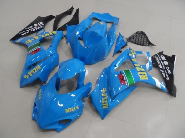 Buy 2007-2008 Blue Yellow Black Rizla Racing Suzuki GSXR 1000 Motorcycle Fairings UK