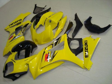 Buy 2007-2008 Yellow Glossy Black Suzuki GSXR 1000 Motorcycle Fairing UK