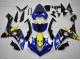 2007-2008 Blue Yellow Black Shark Yamaha YZF R1 Motorcycle Fairings UK