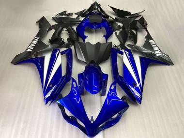 Buy 2007-2008 Blue White Matte Black Yamaha YZF R1 Motorcycle Fairings UK