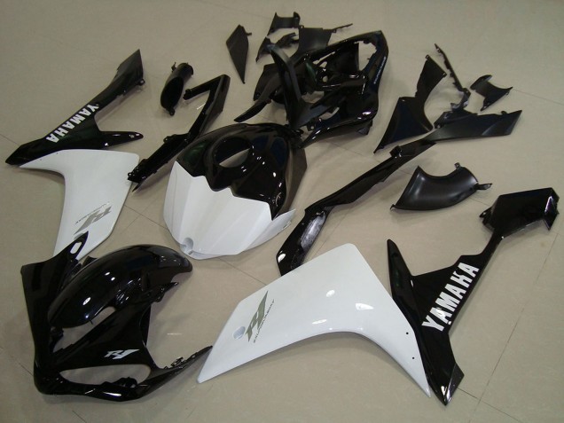 2007-2008 White Black Yamaha YZF R1 Motorcycle Fairings UK