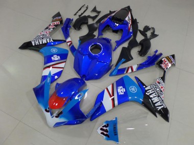 Buy 2007-2008 Blue White Red Black Yamaha YZF R1 Motorcycle Fairings UK