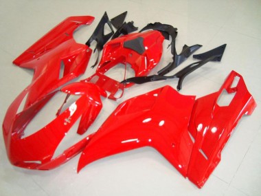 Buy 2007-2014 Red Ducati 848 1098 1198 Motorcycle Fairings UK