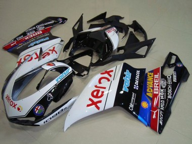 Buy 2007-2014 White Blue Red Glossy Black Black Xerox Valsir Ducati 1098 Motorcycle Fairings UK
