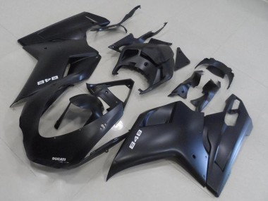 Buy 2007-2014 Matte Black Ducati 848 Motorcycle Fairing Kits UK