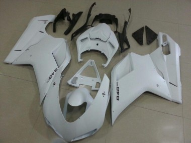 Buy 2007-2014 White Ducati 848 Motorcycle Fairings UK