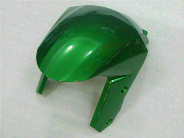 2008-2010 Glossy Black Green Flame Kawasaki ZX10R Motorcycle Fairings UK
