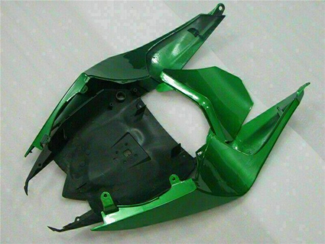 2008-2010 Glossy Black Green Flame Kawasaki ZX10R Motorcycle Fairings UK