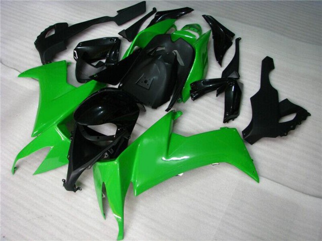 2008-2010 Green Black Kawasaki ZX10R Motorcycle Fairing Kits UK