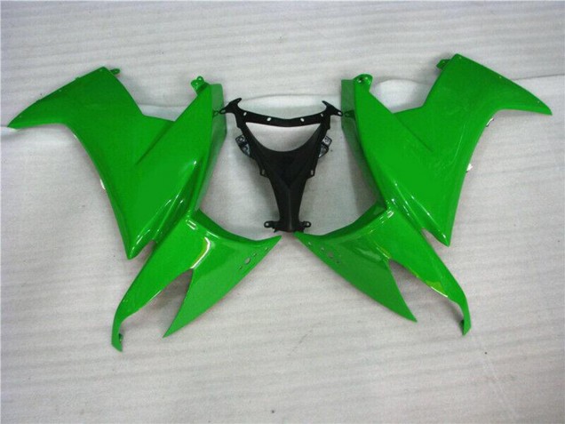 2008-2010 Green Black Kawasaki ZX10R Motorcycle Fairing Kits UK