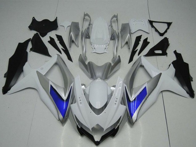 2008-2010 Silver White Blue Black Suzuki GSXR 600/750 Motorcycle Fairings UK