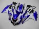 2008-2010 White Blue Black Red Line Suzuki GSXR 600/750 Motorcycle Fairings UK