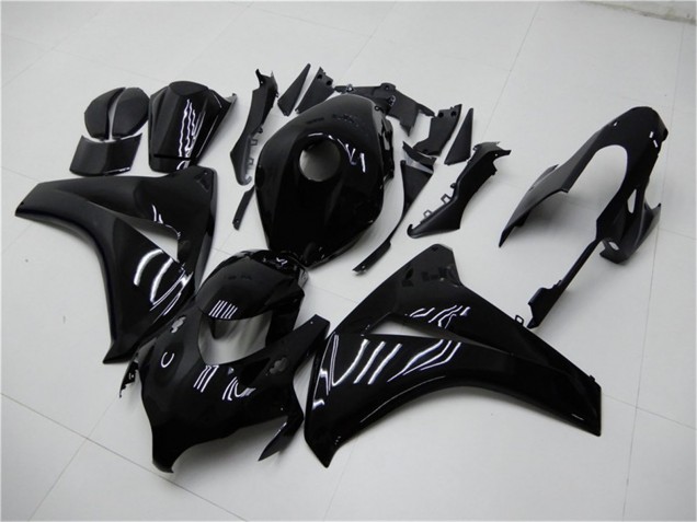 2008-2011 Glossy Black Honda CBR1000RR Motorcycle Fairing Kits UK