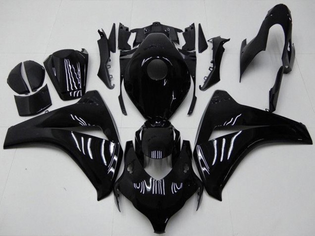 2008-2011 Glossy Black Honda CBR1000RR Motorcycle Fairing Kits UK