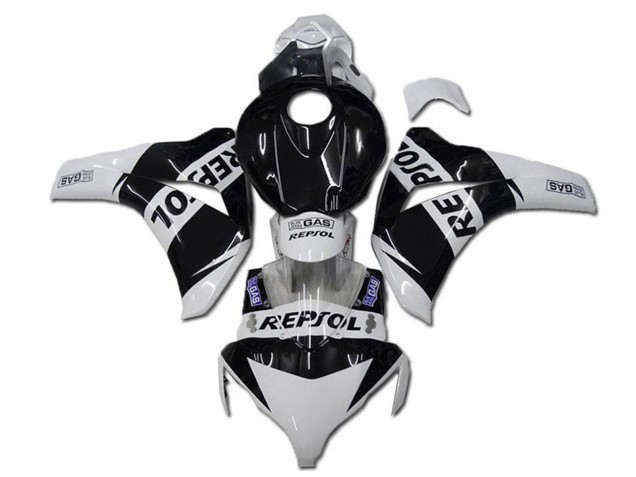 2008-2011 White Glossy Black Repsol Honda CBR1000RR Motorcycle Fairings UK