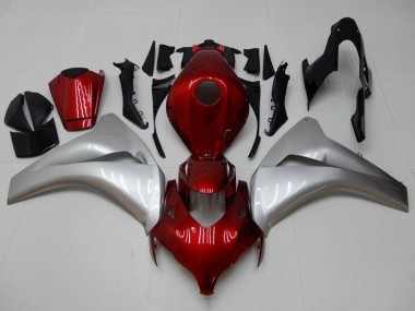 Buy 2008-2011 Silver Maroon Red Honda CBR1000RR Motorcycle Fairings UK