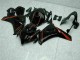 2008-2011 Glossy Black Red Honda CBR1000RR Motorcycle Fairings UK
