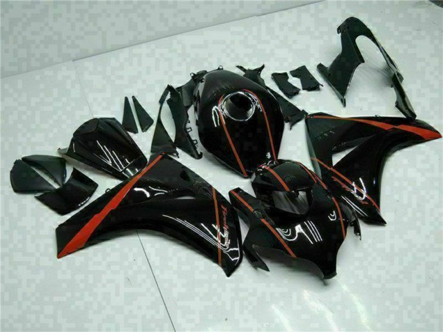 2008-2011 Glossy Black Red Honda CBR1000RR Motorcycle Fairings UK