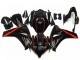 2008-2011 Glossy Black Red Honda CBR1000RR Motorcycle Fairings UK