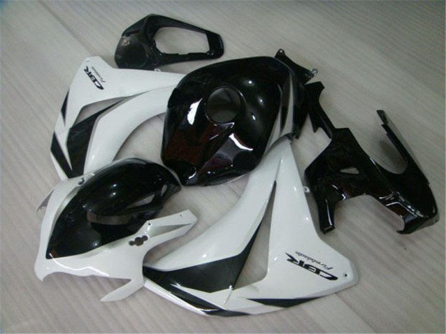 2008-2011 White Glossy Black Honda CBR1000RR Motorcycle Fairings Kits UK
