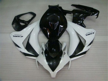 Buy 2008-2011 White Glossy Black Honda CBR1000RR Motorcycle Fairings Kits UK