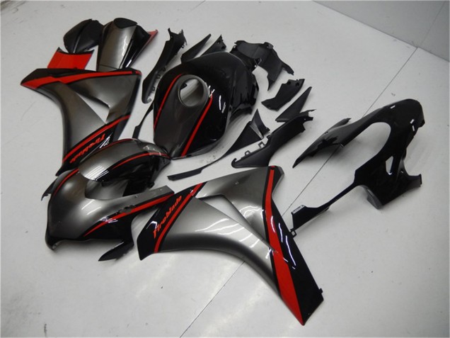 2008-2011 Grey Red Glossy Black Honda CBR1000RR Motorcycle Fairing UK