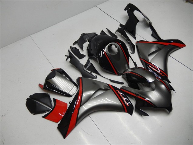 2008-2011 Grey Red Glossy Black Honda CBR1000RR Motorcycle Fairing UK
