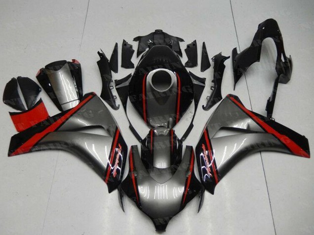 2008-2011 Grey Red Glossy Black Honda CBR1000RR Motorcycle Fairing UK