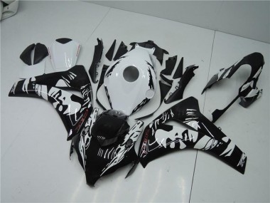 Buy 2008-2011 White Glossy Black Honda CBR1000RR Abs Fairings UK