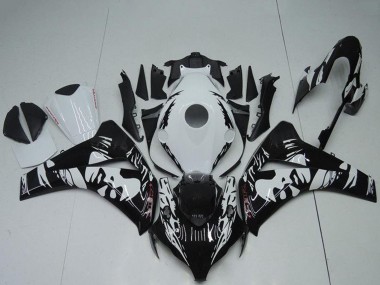 Buy 2008-2011 White Glossy Black Honda CBR1000RR Abs Fairings UK