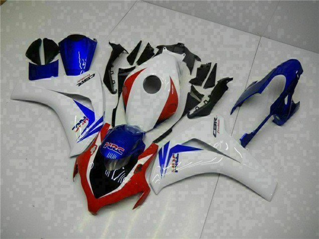 2008-2011 White Red Blue HRC Honda CBR1000RR Bike Fairings UK