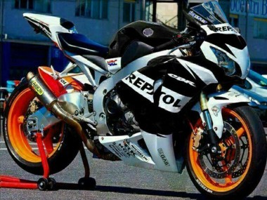 Buy 2008-2011 Silver White Glossy Black Repsol Honda CBR1000RR Motorcycle Fairings UK