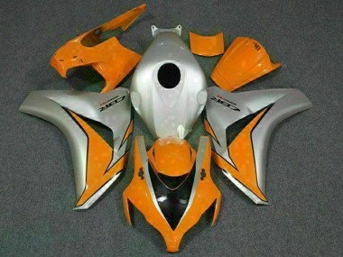 Buy 2008-2011 Silver Orange Honda CBR1000RR Motorcycle Fairings UK