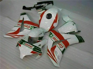 Buy 2008-2011 White Red Green Castrol Honda CBR1000RR Motorcycle Fairings UK
