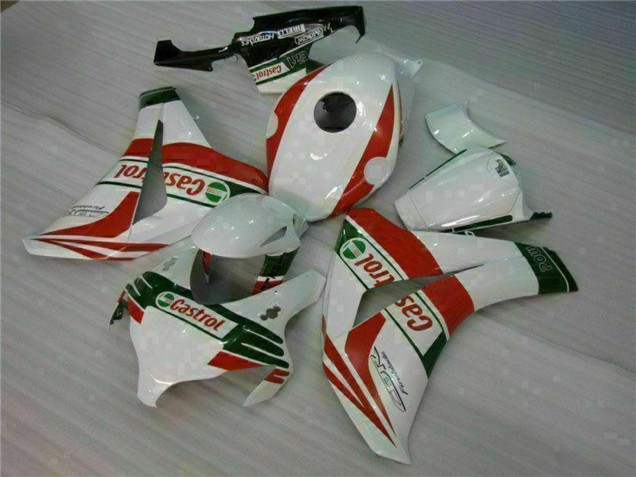 2008-2011 White Red Green Castrol Honda CBR1000RR Motorcycle Fairings UK