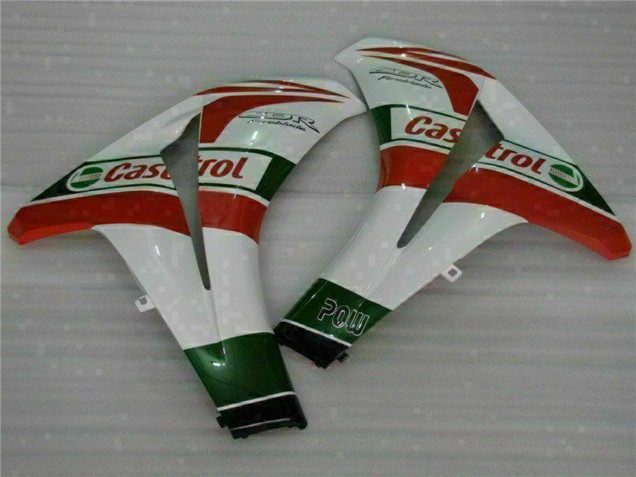 2008-2011 White Red Green Castrol Honda CBR1000RR Motorcycle Fairings UK