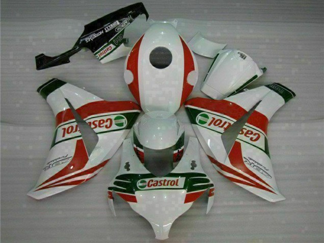 2008-2011 White Red Green Castrol Honda CBR1000RR Motorcycle Fairings UK