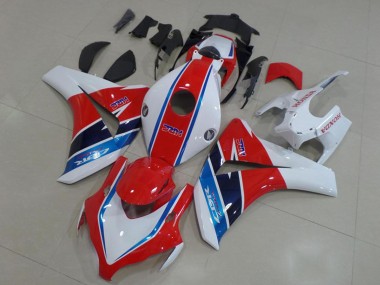 Buy 2008-2011 White Red Blue HRC Honda CBR1000RR Motorcycle Fairing Kits UK