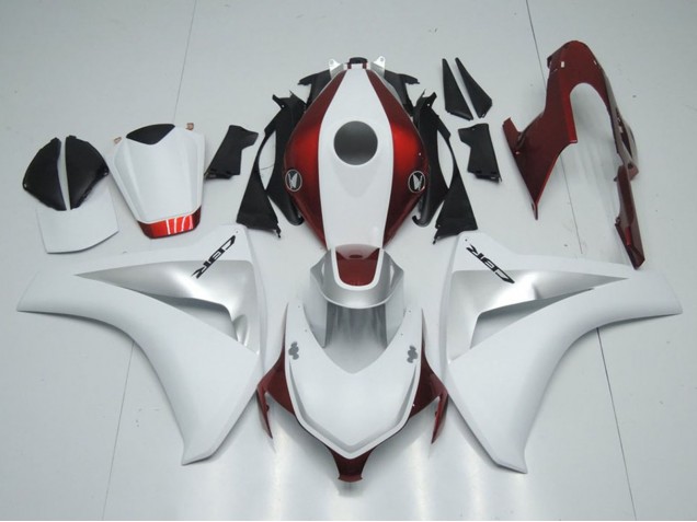 2008-2011 White Silver Candy Red Honda CBR1000RR Motorcycle Fairings UK