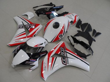 Buy 2008-2011 White Red Glossy Black HRC Honda CBR1000RR Motorcycle Fairings UK