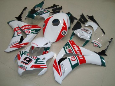 Buy 2008-2011 White Red Dark Green Castrol No 9 Honda CBR1000RR Motorcycle Fairings UK