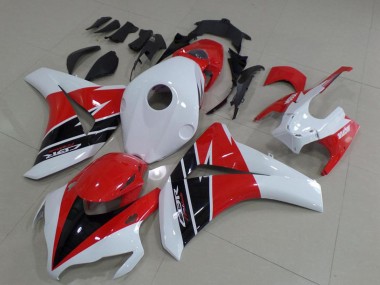 Buy 2008-2011 White Red Glossy Black Honda CBR1000RR Motorcycle Fairings Kits UK