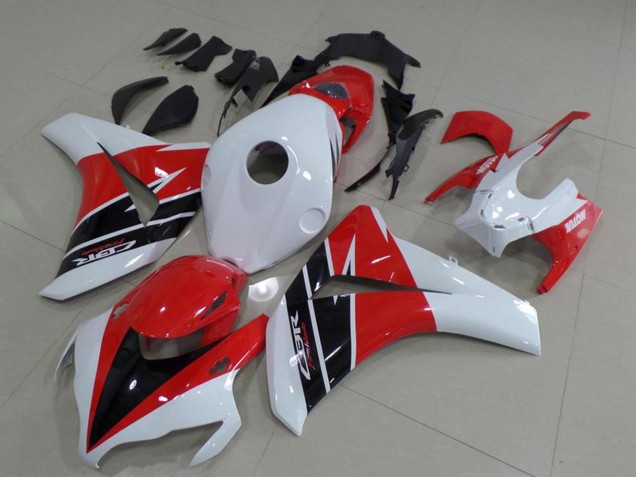 2008-2011 White Red Glossy Black Honda CBR1000RR Motorcycle Fairings Kits UK